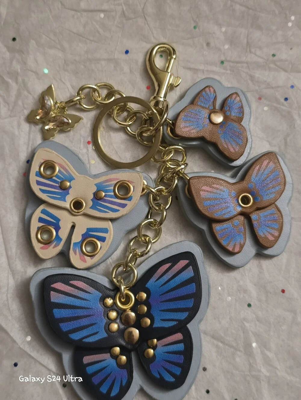 Butterfly Bag Charm/keychain NEW